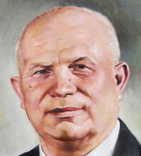 Фрагмент портрета Хрущева